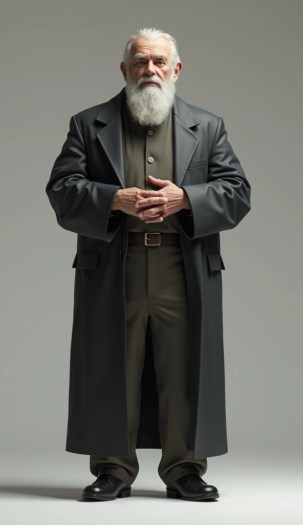 old white man full body 3D