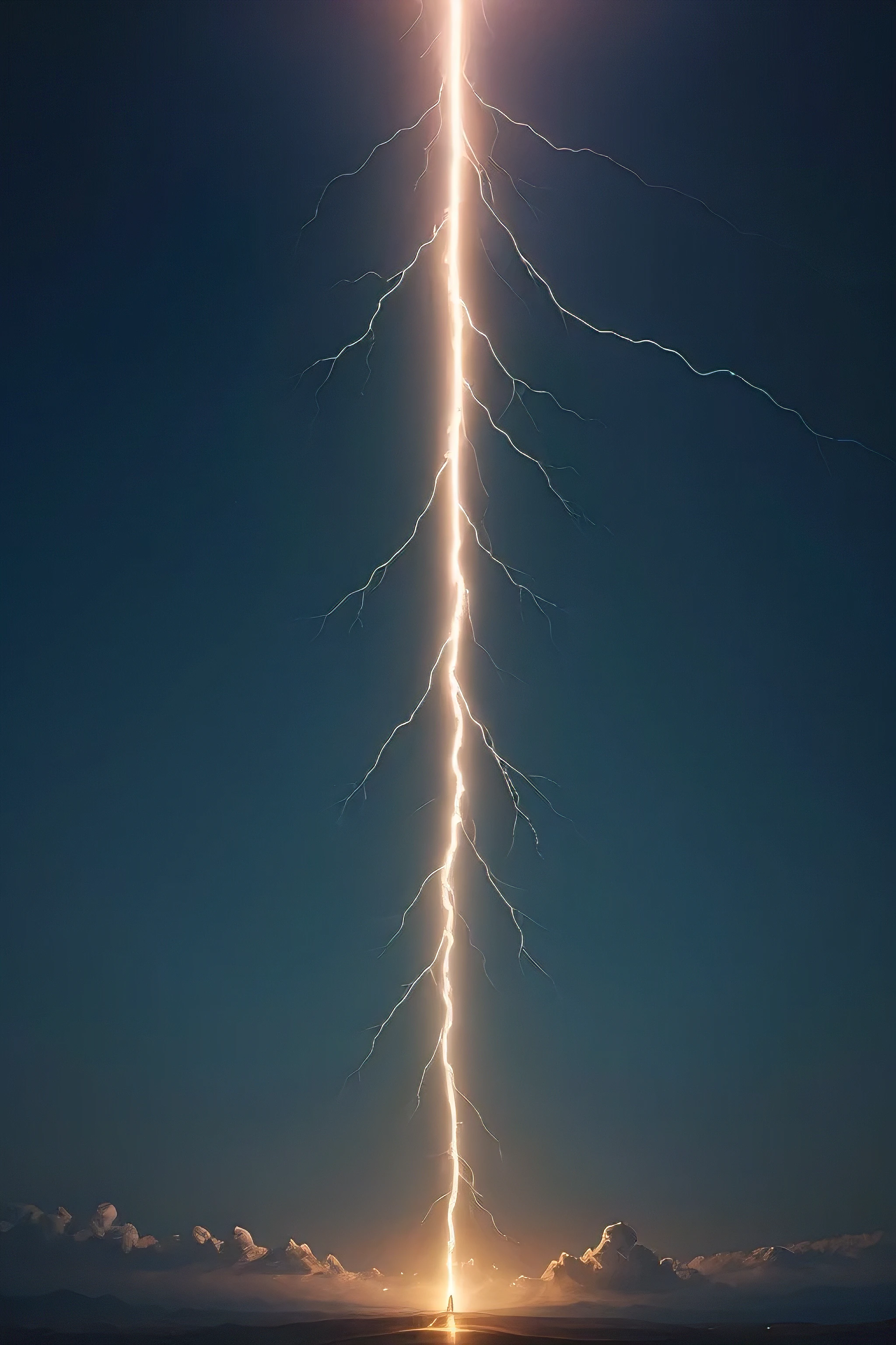 create an image with the theme "If I were a light, I'd be at the highest voltage"