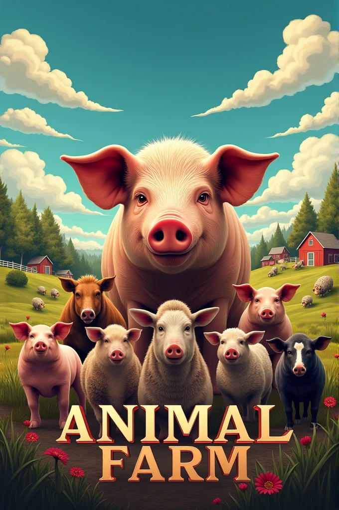 Poster that says Coming Soon to Cinemas
Animal Farm 