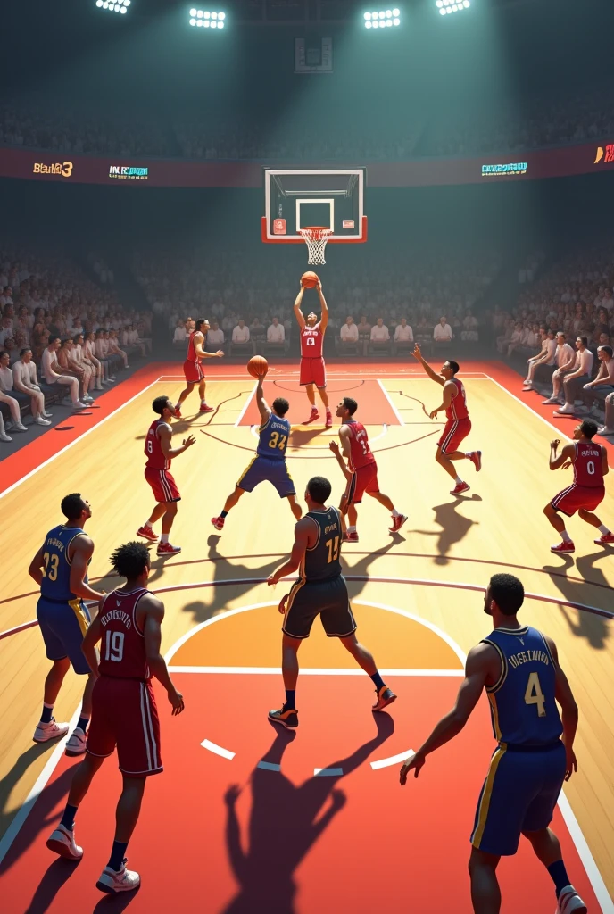 Number of players in Basketball