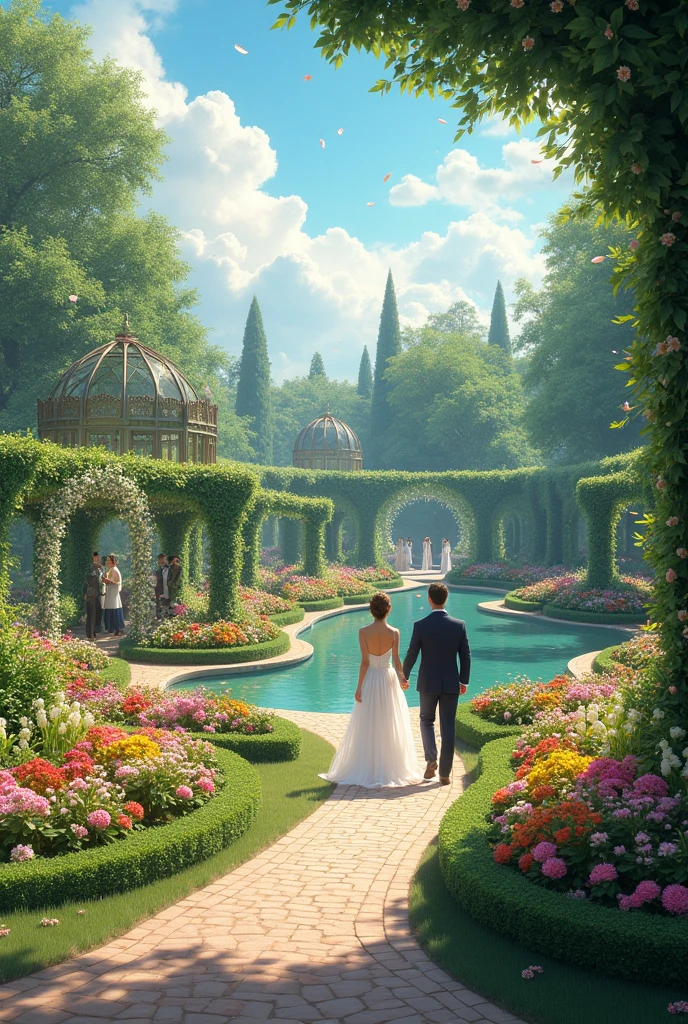 A beautiful garden for weddings