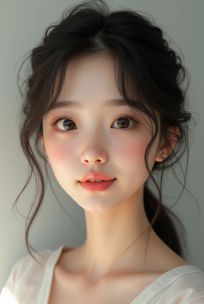 My girlfriend is a middle school student and she is more realistically Korean.