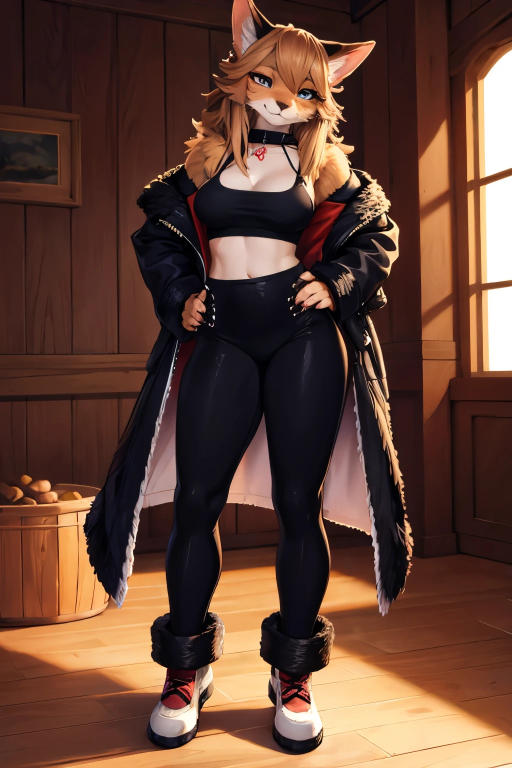 Fur pants