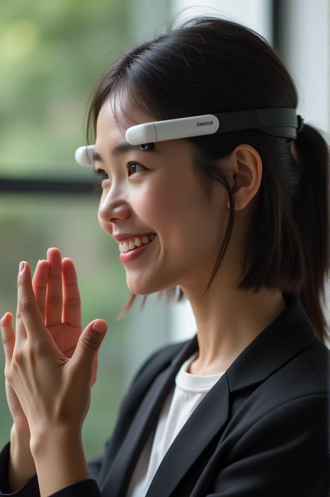 Create a device that translates sign language in real-time.