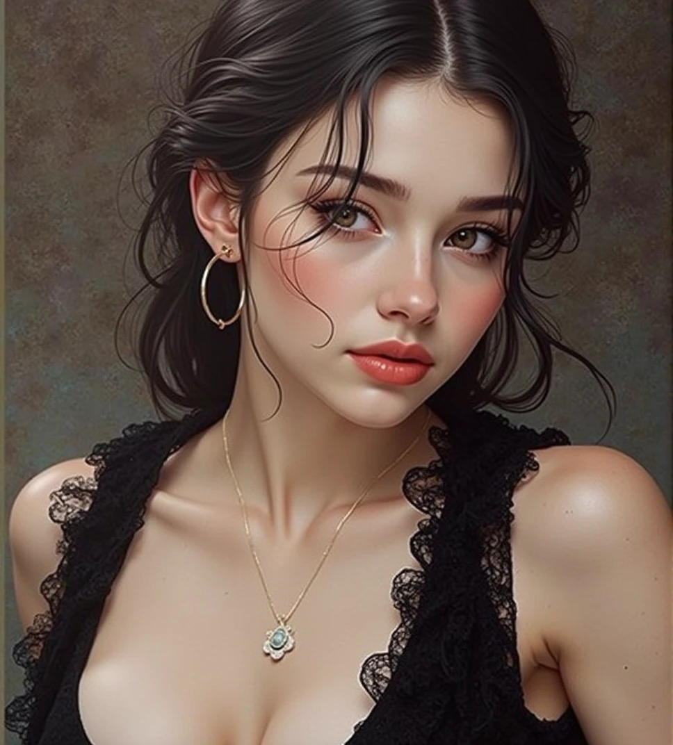 a beautiful naked girl, detailed eyes, full lips, long eyelashes, mesmerizing gaze, perfect skin, graceful pose, serene expression, glowing soft light, detailed rendering, photorealistic, 8k, best quality, (masterpiece:1.2), highly detailed, (realistic:1.37), cinematic lighting, elegant, delicate, enchanting