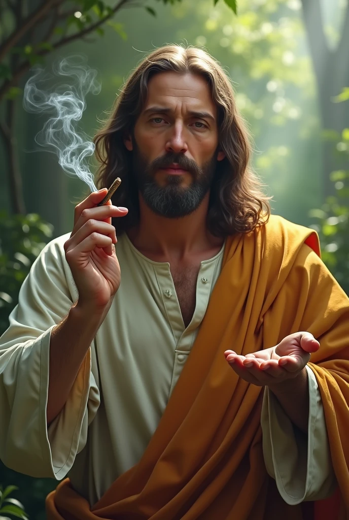 Jesus Christ smoking marijuana