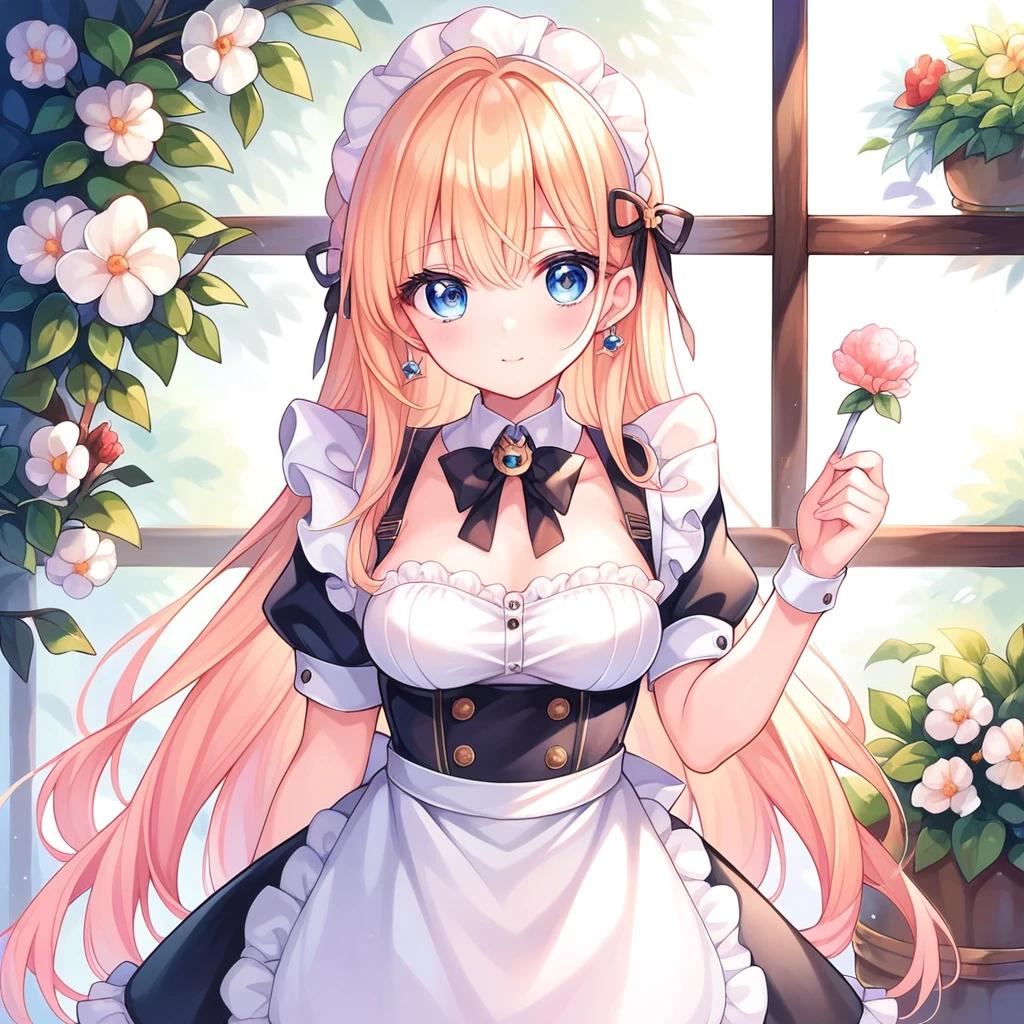 score_9, score_8_superior, score_7_superior (score_9:0.9),score_8_superior,score_7_superior,Anime Style,evaluation_Safety,(PDXL),Maid's Headdress,lira,Maid clothes,One person,alone,View your viewers,Elf Ears,Medium chest,Black Hair,robot,