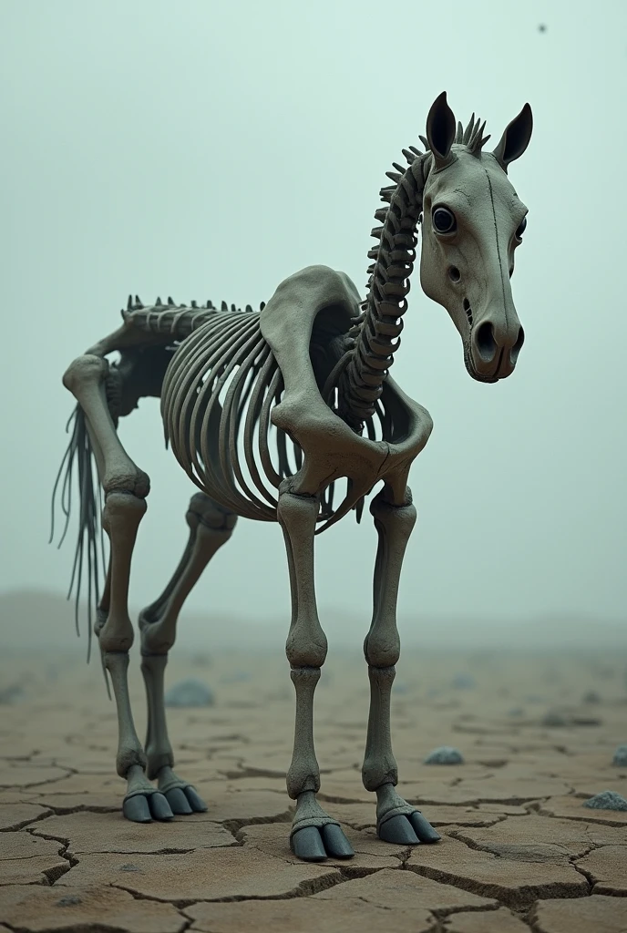 Skeletal horse 