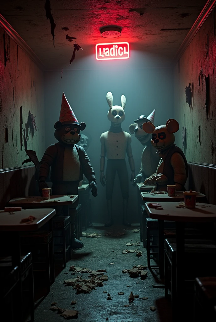 Cria uma imagem de five nights at freddy's
