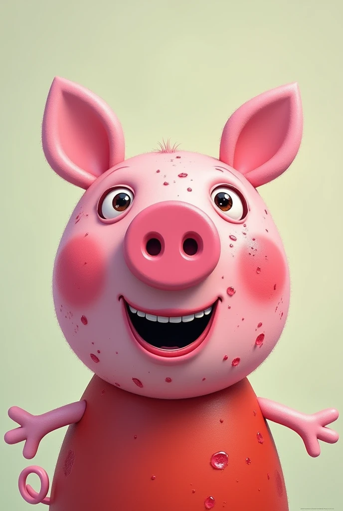 Pepa pig con acne