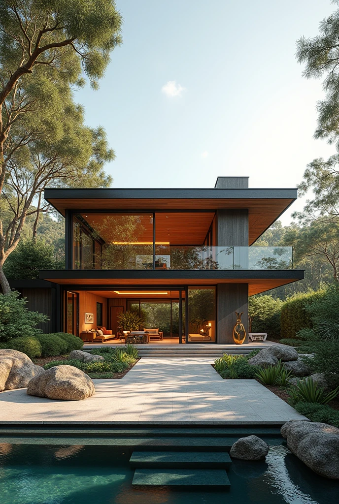 Modern Western House Plans Feng shui 

