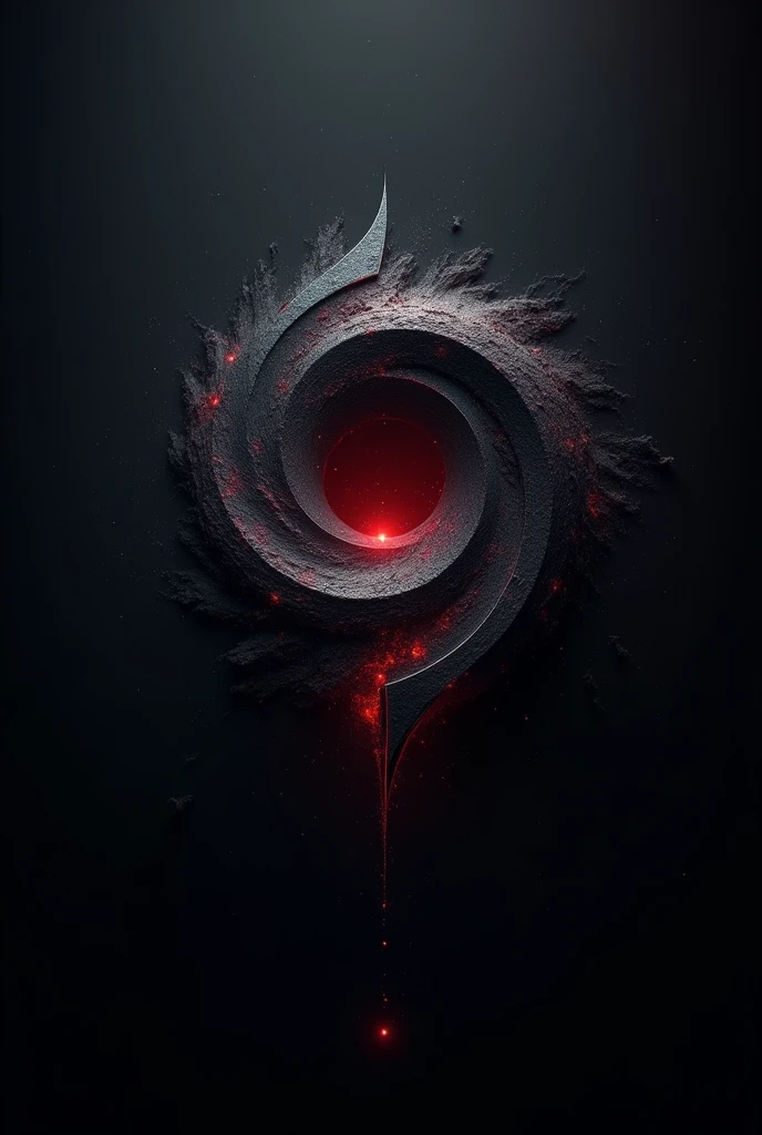 Logo, Andromeda Galaxy, dark, blood, genial