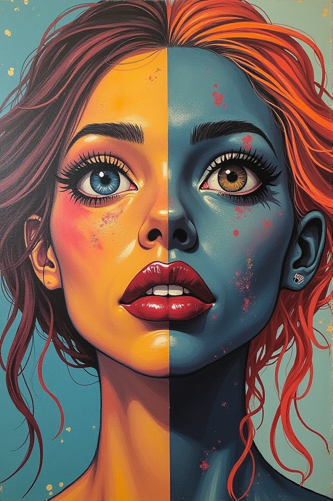 Create a collage showing the progression of human understanding and attitude of gender and sexuality in modern societies