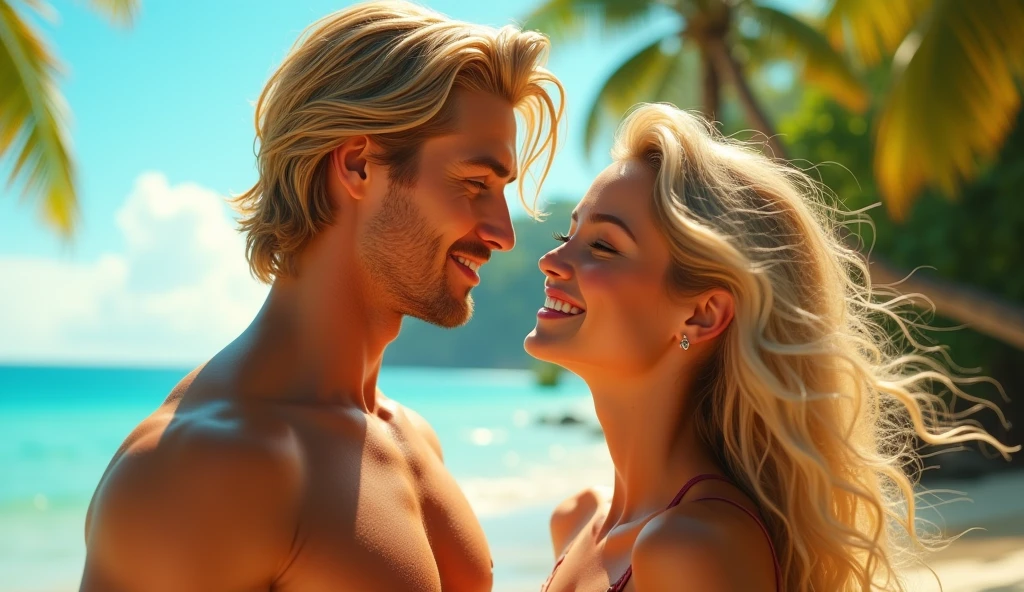 blonde man 20 years old ,brazileiro ,Blonde Woman 18 years old