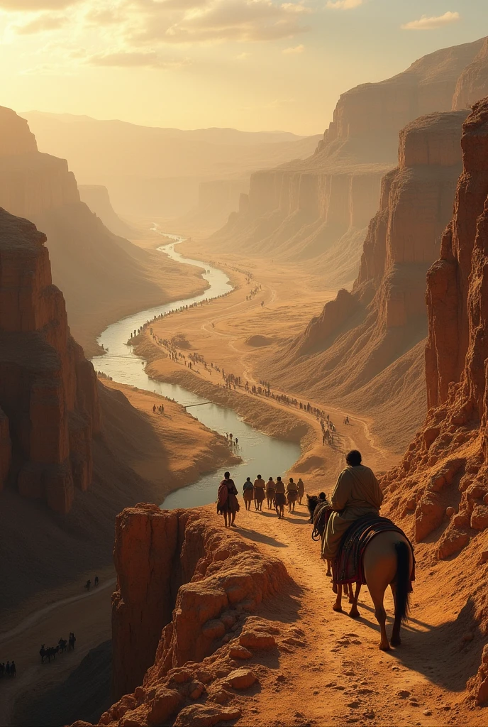 Thousands of years ago, in a land full of conflicts and migrations, a group of Semites led by Abraham left their home in Ur, mesopotamia, to head to Canaan. This migration marked the beginning of the history of the Hebrews, a people who, through challenges and changes, developed a unique political and social organization.