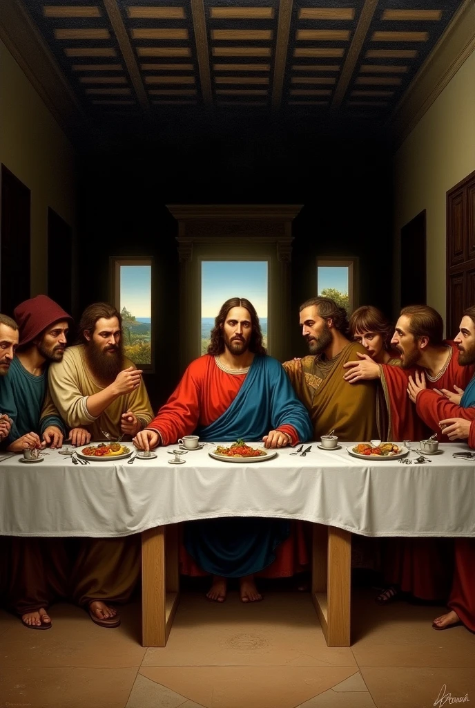 The Last Supper by Leonardo Da Vinci 