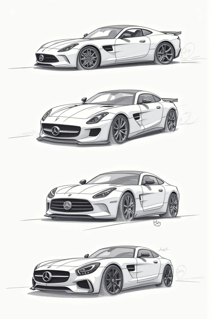 Car sketches