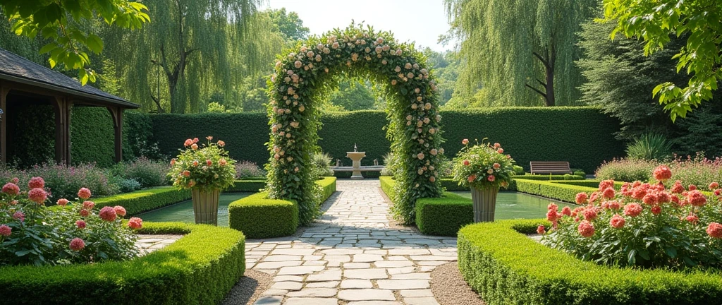 A garden for weddings(without people)