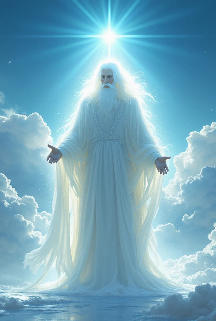 For example, In Exodus 24,:10, It is said that Moses and the elders of Israel saw God and described his appearance as a sapphire pavement., similar to the clear sky. and again in Daniel 7,:9, it is described that God had hair white like wool and clothing white like snow..