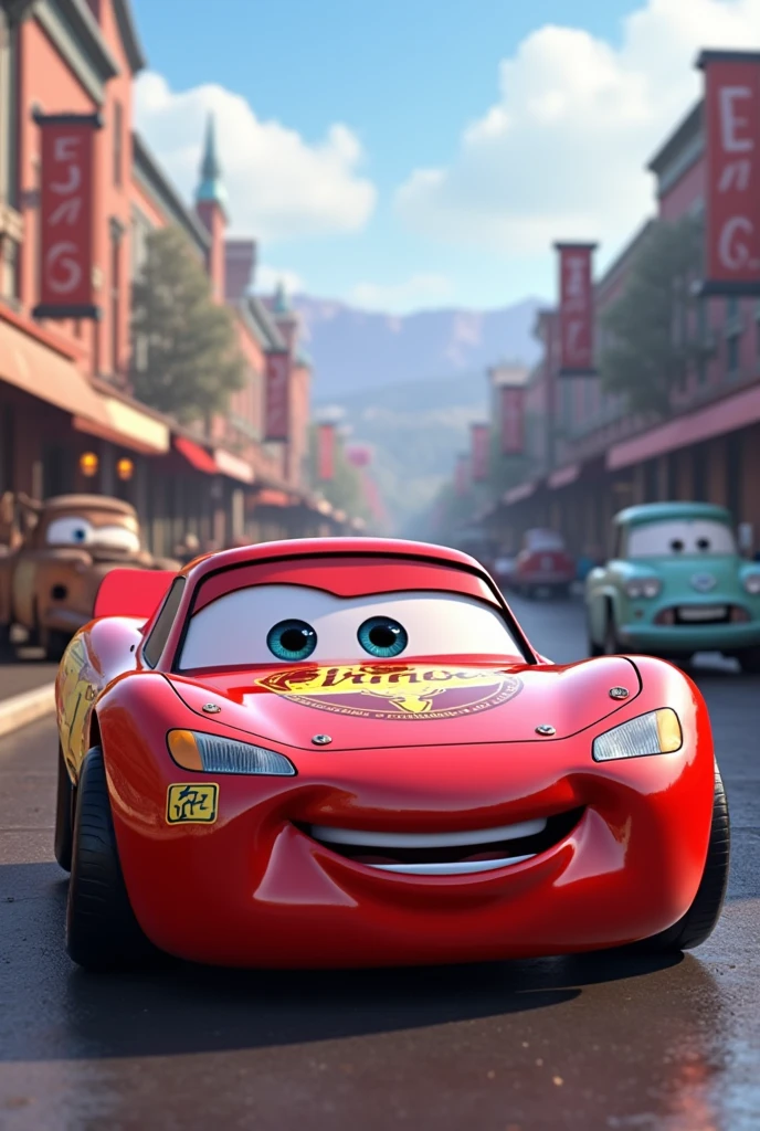 Movie Cars image with the phrase Isaac 4 years old