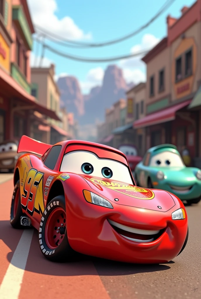 Image from the movie Cars with the phrase: Isaac 4 years old
