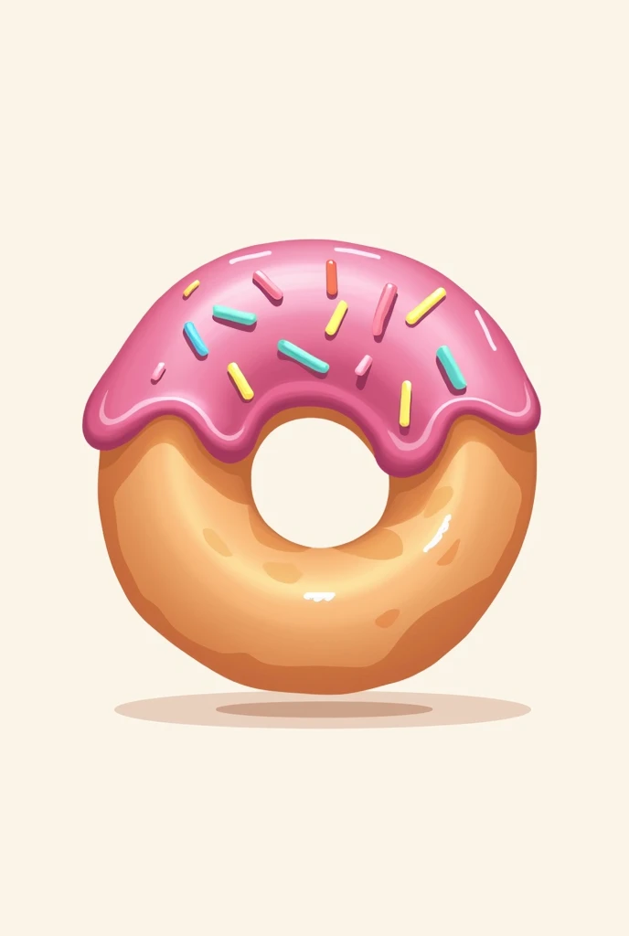 Donut company logo style