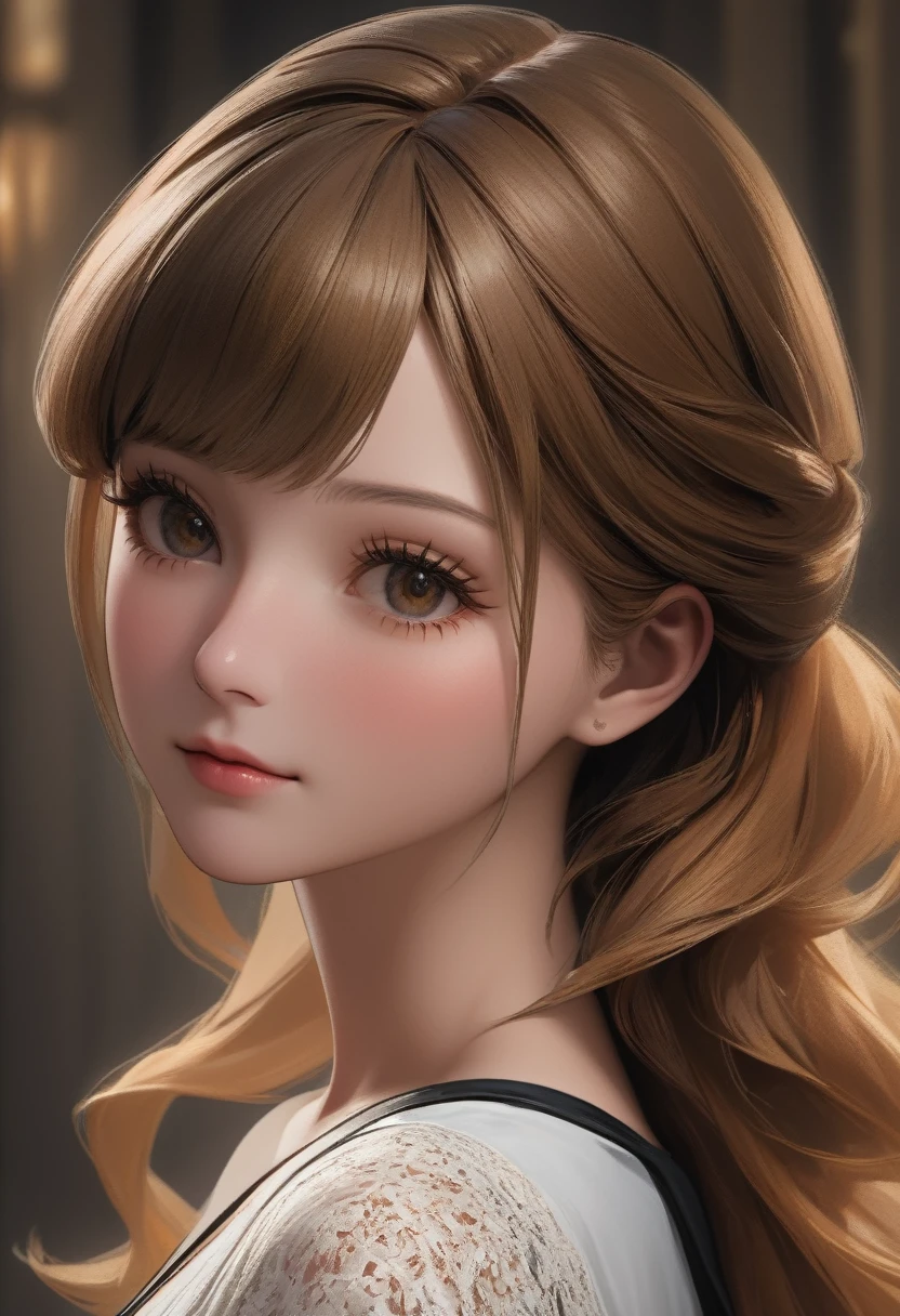 masterpiece, best quality, top quality, ultra realism, realistic small eyes, sharp eyes, exquisite facial features, delicate face, upturned eyes, anime realistic,