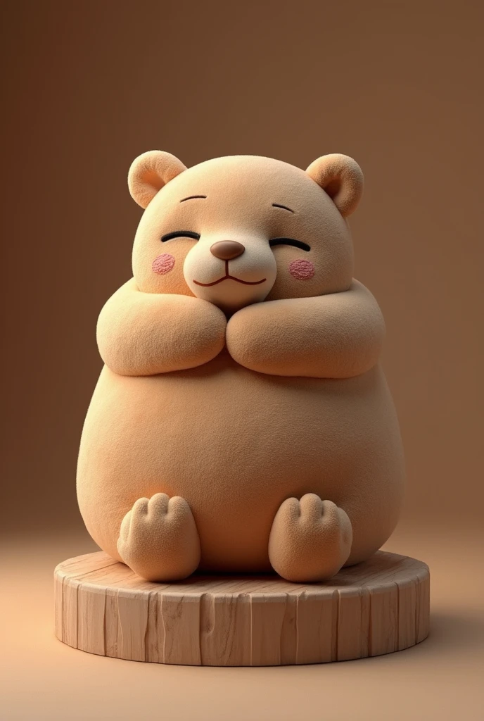 Brown Hugging Pillow Idol