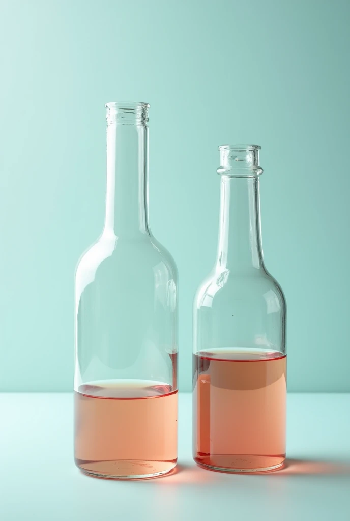 Add 2 drops of phenolphthalein: Show a bottle with phenolphthalein and a bottle for the addition.