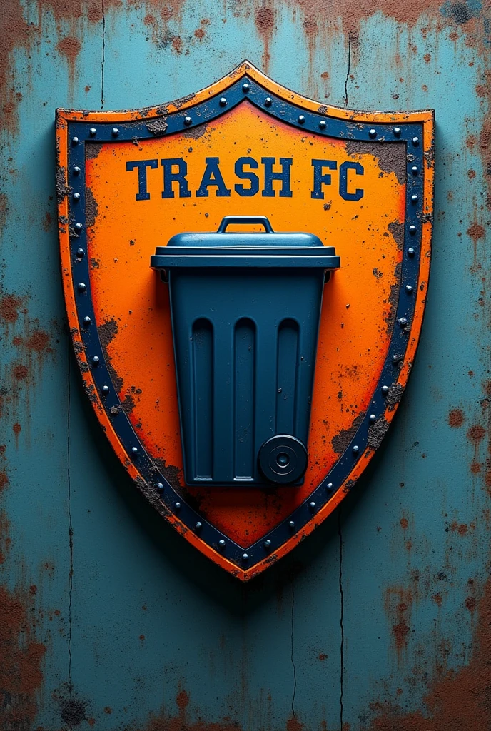 Create a football shield called "Trash fc"