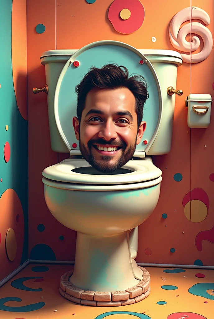 I need the face of the Chilean streamer "Forward" be in a skibidi toilet
