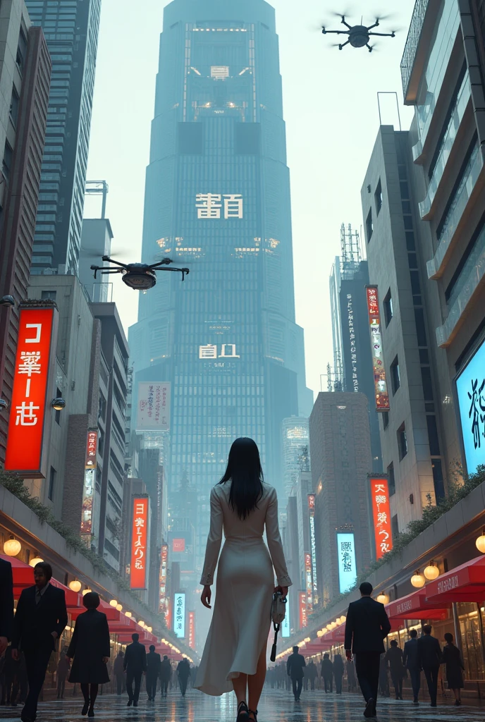 (Highest quality,4K,High resolution,masterpiece:1.2),Very detailed,Japan in the year 2400、sf
