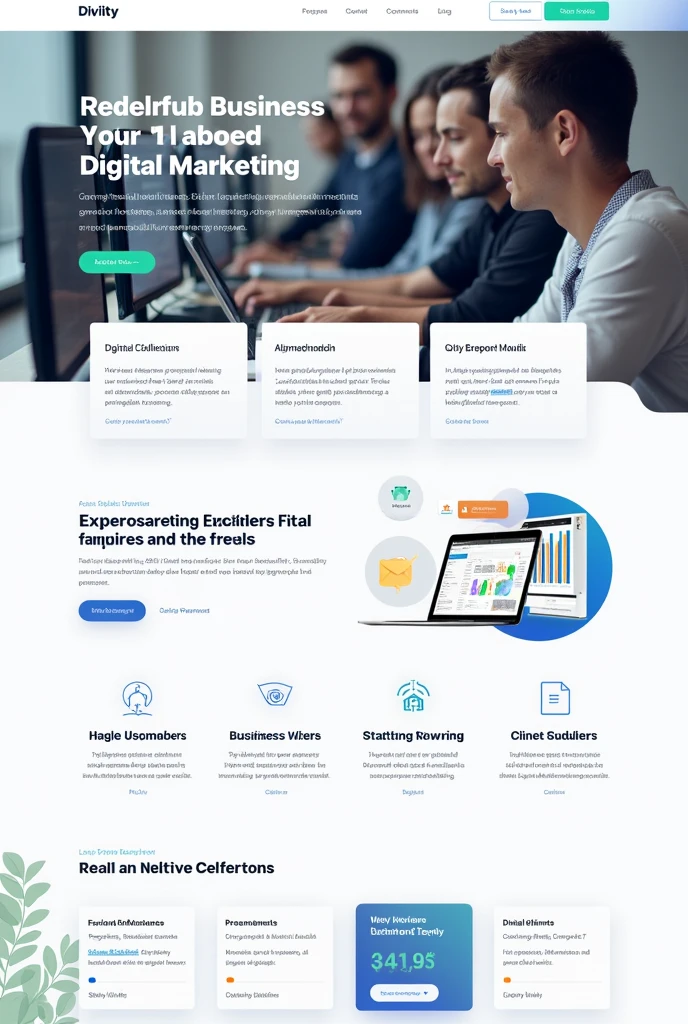 Digital Marketing Company Homepage