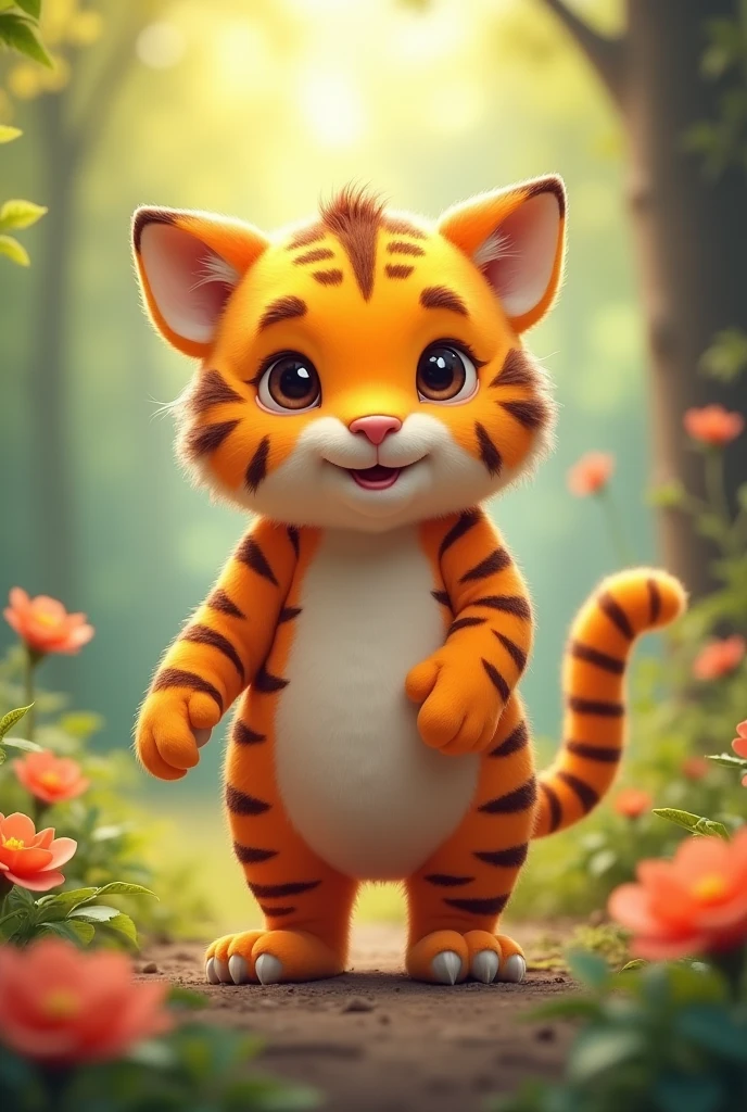 Cute tiger man