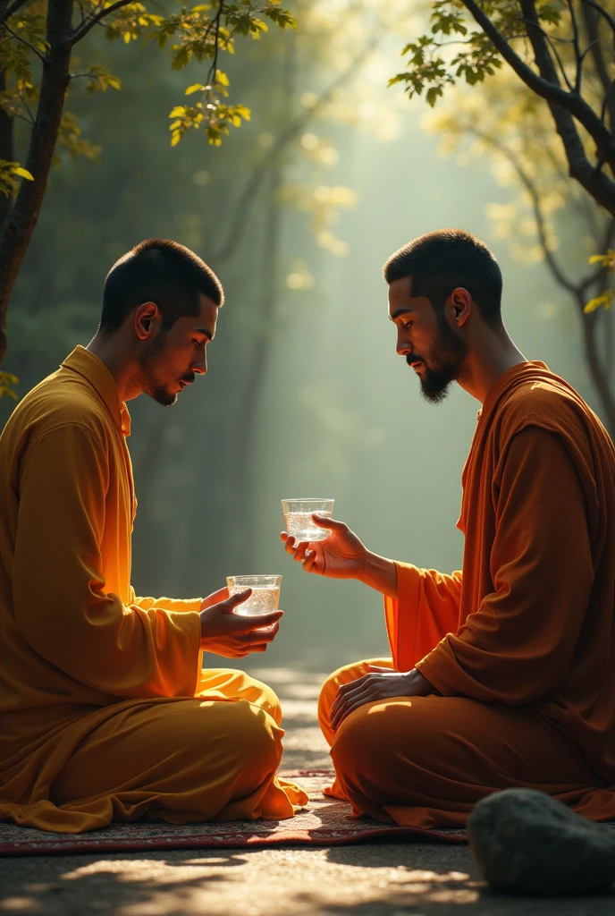 Once, a young man was deeply troubled by his frequent bouts of anger. Frustrated with his inability to control it, he sought guidance from Buddha and asked how he could manage his temper. Buddha listened carefully and then handed the young man a glass of water, instructing him to hold it without spilling.
