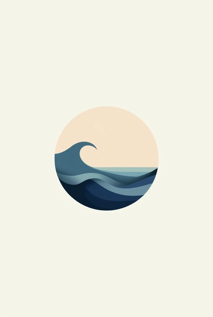A minimalist wave, for Logan, in a circle