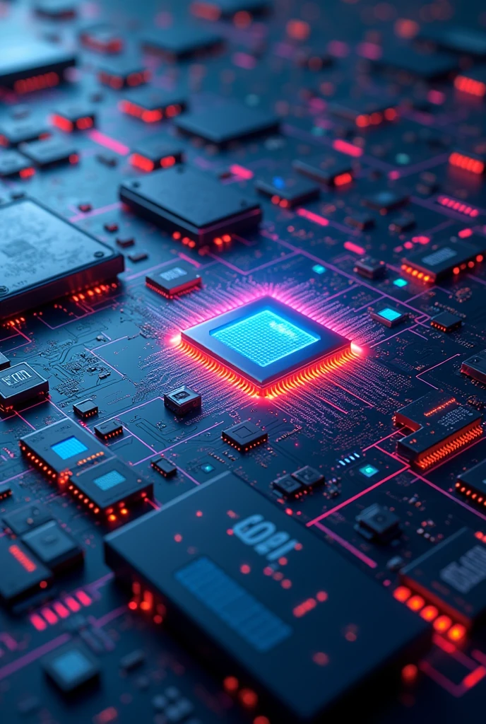 Digital technology background