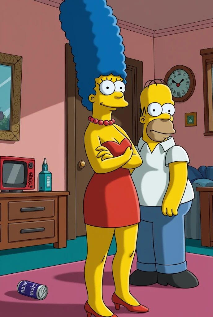 Marge Simpson make cuckold homer