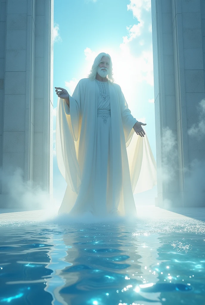 For example, In Exodus 24,:10, It is said that Moses and the elders of Israel saw God and described his appearance as a sapphire pavement., similar to the clear sky. and again in Daniel 7,:9, it is described that God had hair white like wool and clothing white like snow..