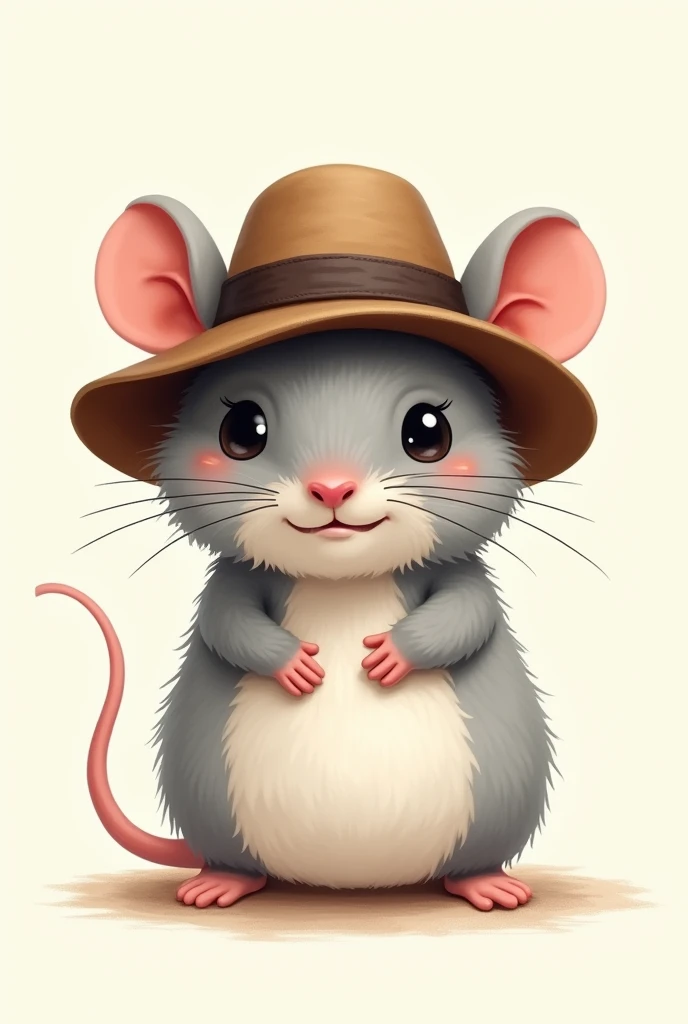 Create a mouse with a hat for me 