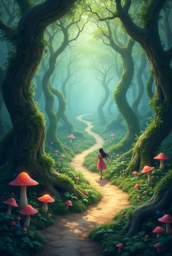 The animated bramble path