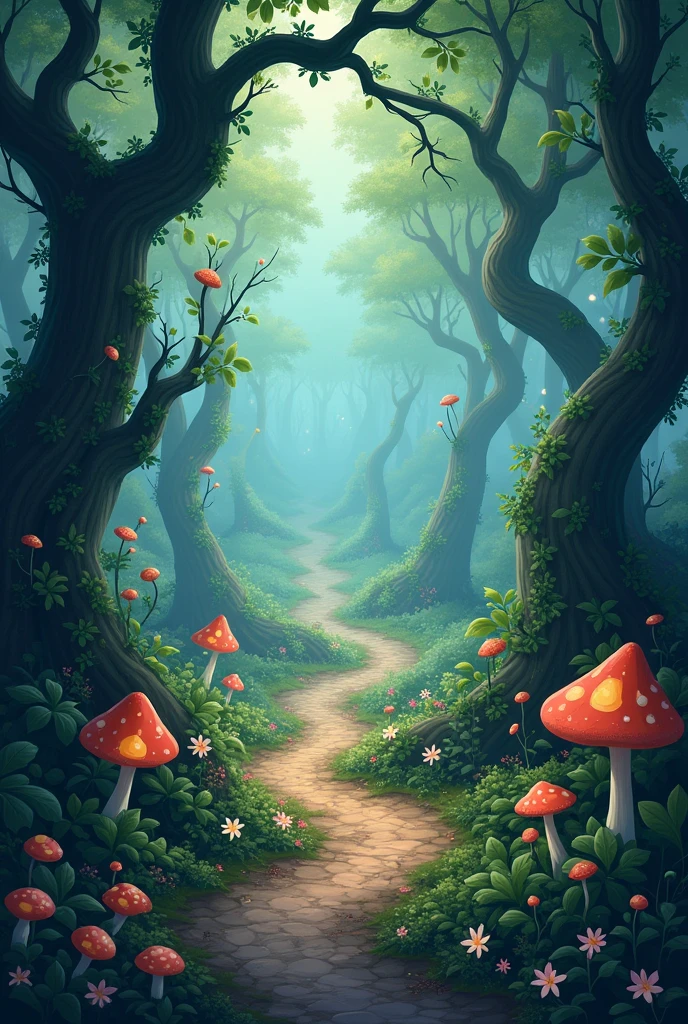 The animated bramble path