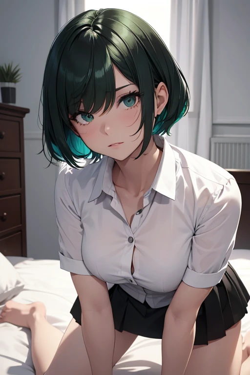 (pixel-perfect, detail-perfect)), 1girl, fubuki, beautiful women, original outfit, looking at viewer, t-shirts, closed mouth, (nude), sitting, spread legs, (pussy:1.2), no panties, wild lift, pussy up, (arms behind on back:1.1), (masterpiece:1.2), best quality, super ultra high resolution, unity 8k wallpaper, (illustration:0.8), (beautiful detailed eyes:1.6), extremely detailed face, perfect lighting, extremely detailed CG, (perfect hands, perfect anatomy), 