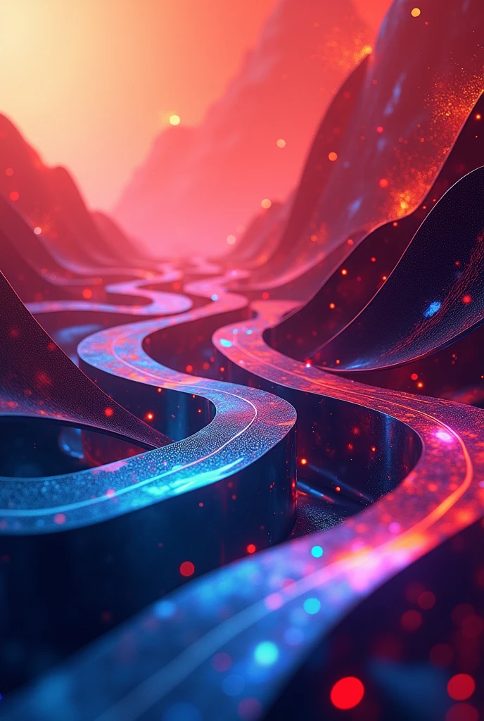 Digital abstract background