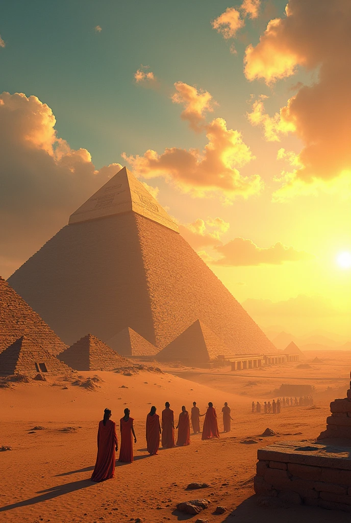 Egyptian Pyramids, Midsummer Sun