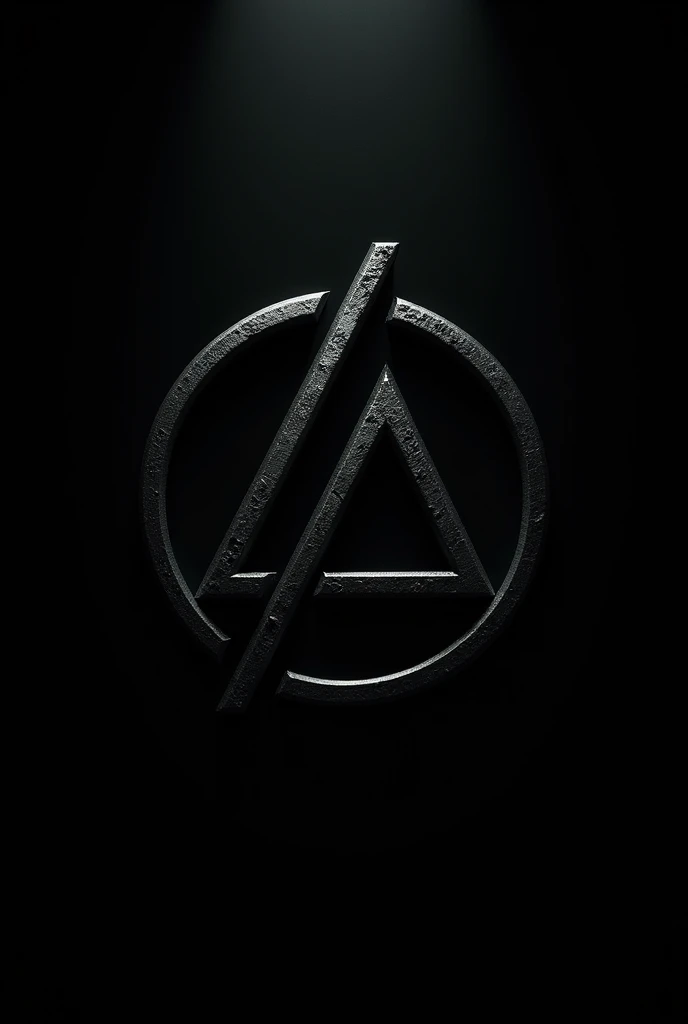 Linkin Park logo with a black background