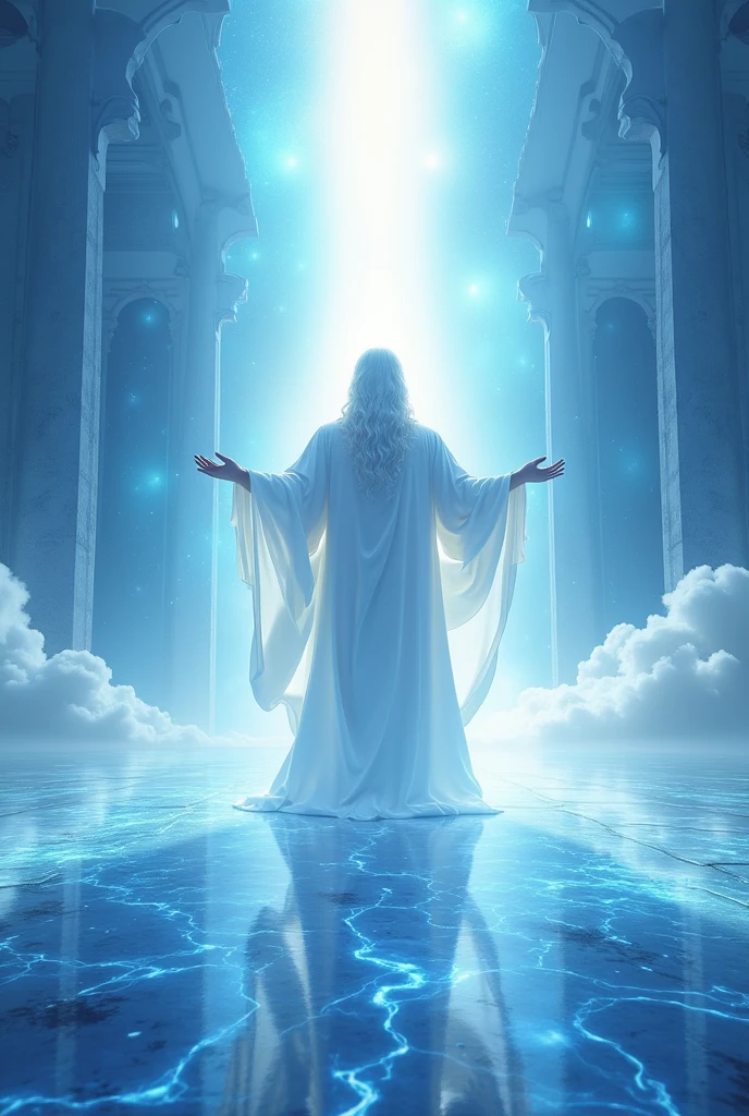 For example, In Exodus 24,:10, It is said that Moses and the elders of Israel saw God and described his appearance as a sapphire pavement., similar to the clear sky. and again in Daniel 7,:9, it is described that God had hair white like wool and clothing white like snow..