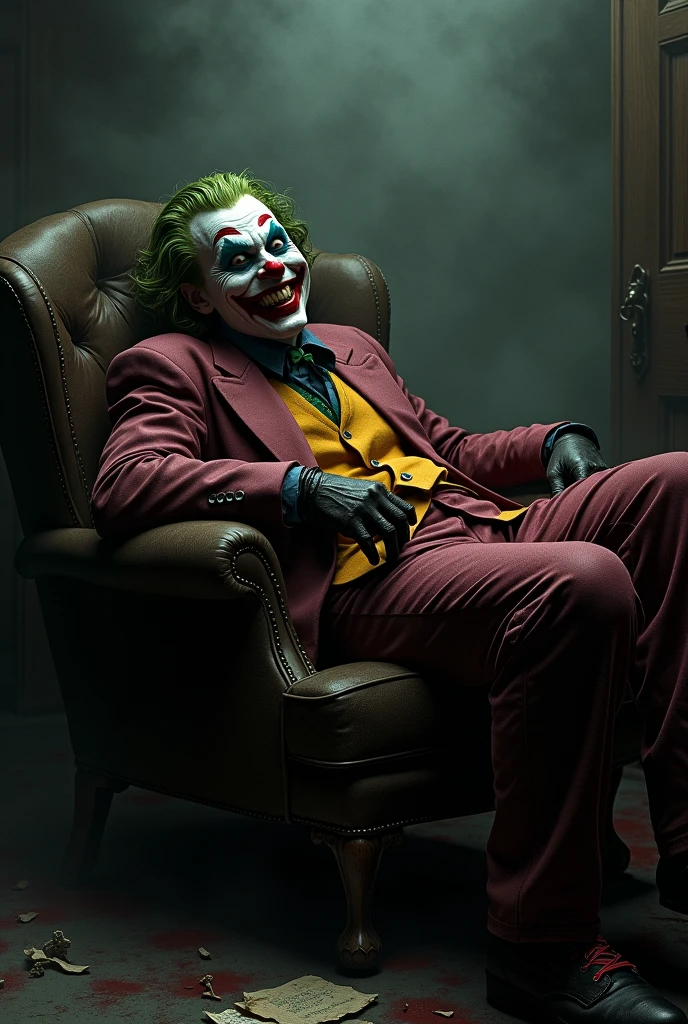 Joker jerking off to Batman