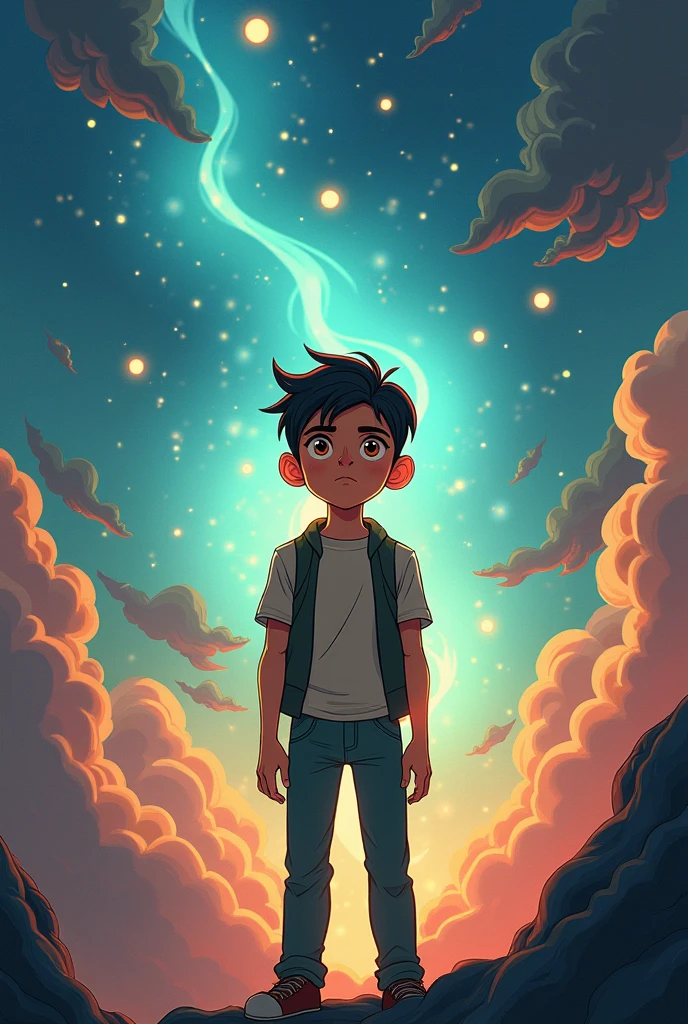 The story follows a young man named Leo, who finds himself in a moment of existential crisis. He feels overwhelmed by the injustice and cruelty of the world, and he wonders why all this is happening. Animated cartoon 4k