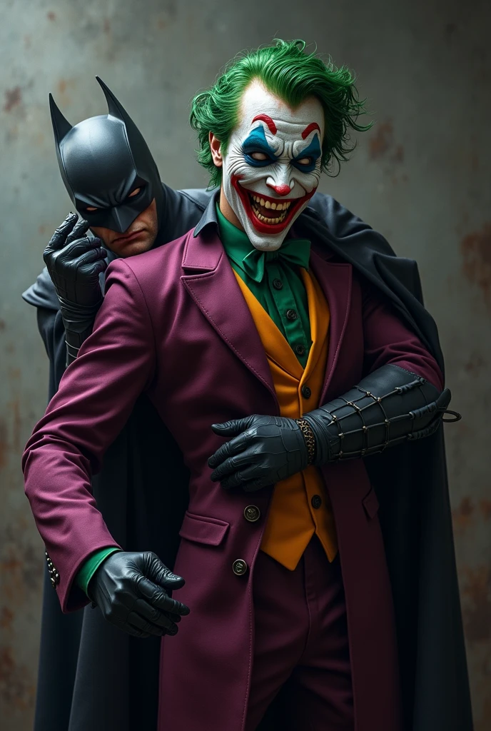 Joker jerking off to Batman